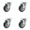 Service Caster FG25656 Rubbermaid Cube Utility Truck Quiet Replacement Swivel Caster , 4PK RUB-SCC-20S414-TPRB-4 - alternate 1